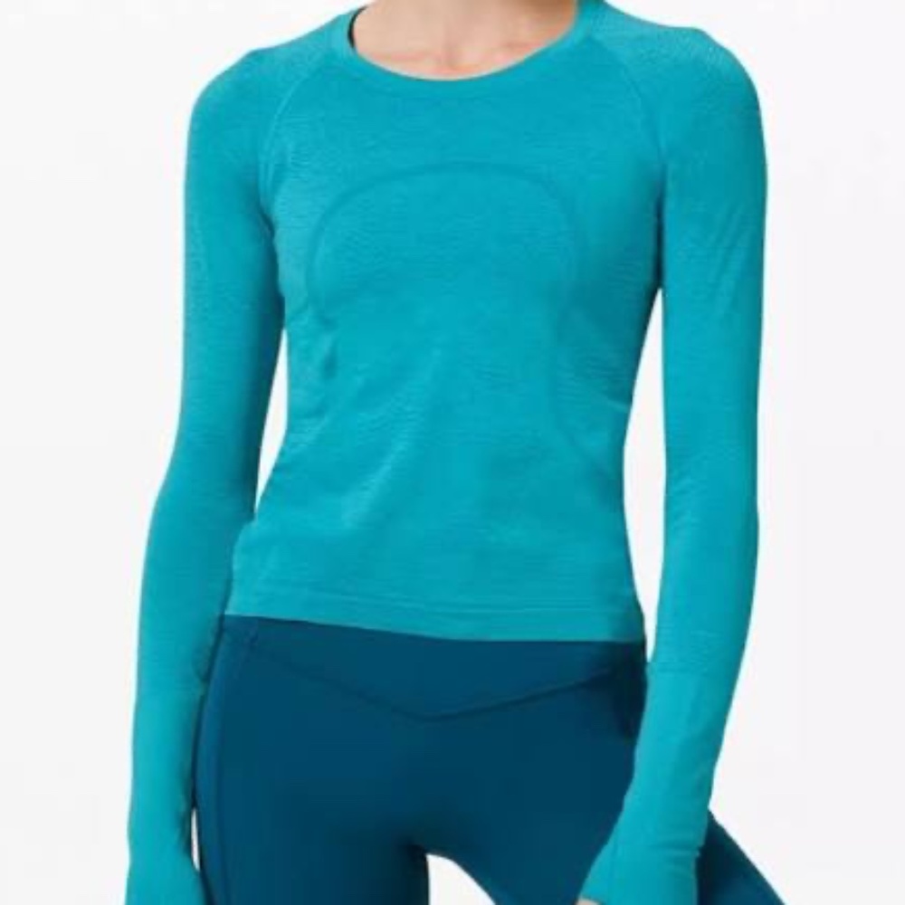 lululemon Swiftly Tech Long-Sleeve Shirt 2.0 Teal